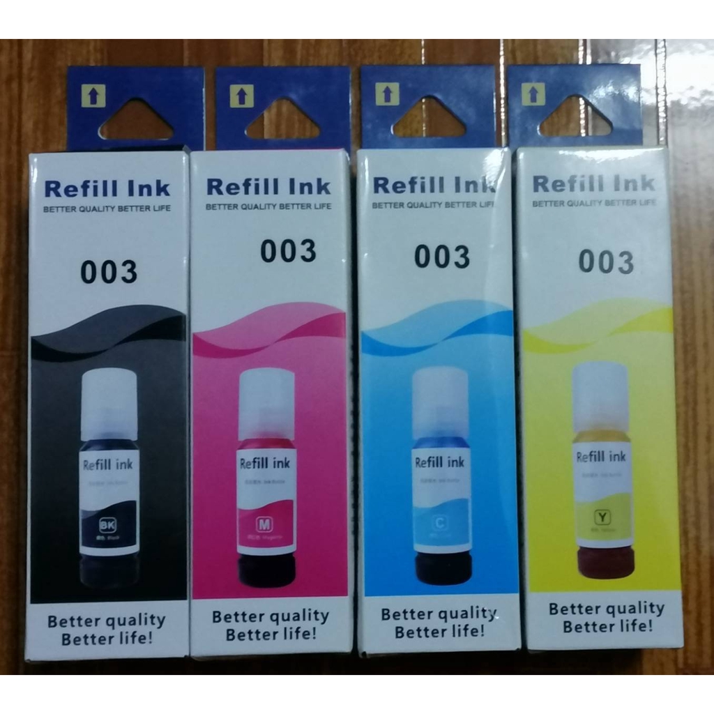 หมึก​Epson 003 พรีเมี่ยม​ Premium Ink สำหรับ epson L1110 L3110 L3150 L3210 L3216 L3250 ลดสุดๆ