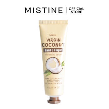 [พร้อมส่ง] Mistine Virgin COCONUT Hand & Finger Whitening Serum ครีมทามือ