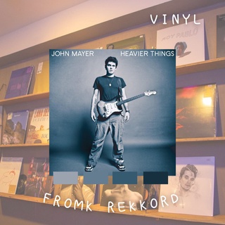 แผ่นเสียง (Vinyl) John Mayer – Heavier Things มุมบนซ้ายและขวายับเล็กน้อย