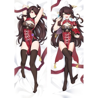 ปลอกหมอนอิงสองด้าน ลาย Genshin Impact Beidou Dakimakura ขนาด 60x180 ซม. สําหรับห้องนอน