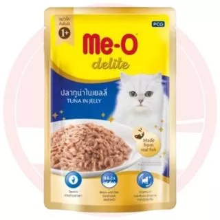 (แบบซอง) Me-O delite pouch 70g. อาหารแมว มีโอดีไลท์ อาหารเปียกแบบซอง เพาซ์ รับประกันความใหม่