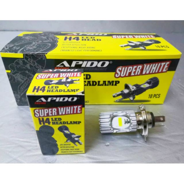 APIDO LIGHT BULB H4 / CUB LED SUPER WHITE Y15ZR/FZ150/LC135V4V5V6/EX5