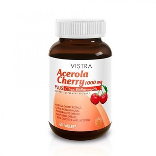 VISTRA Acerola Cherry 1,000 mg 60 แคปซูล