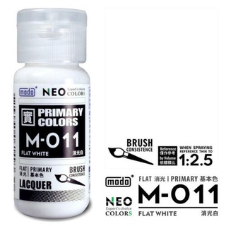 modo NEO Primary Colors M-011 Flat White (30ml)