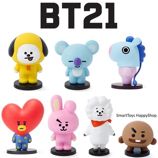 Figure Model BTS BT21 Special Edition ฟิกเกอร์โมเดลการ์ตูนวงบีทีเอสสุดน่ารักรุ่นพิเศษครบเซ็ต 7 ตัว