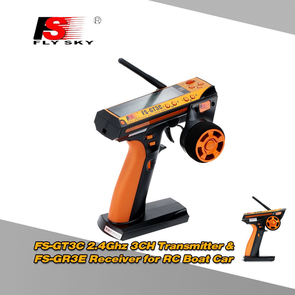 Flysky FS-GT3C เครื่องส่งสัญญาณความถี่อัตโนมัติ แบบดิจิตอล 2.4Ghz 3CH ...