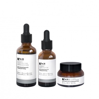 โปรโมชั่น :  เซ็ตสุดคุ้ม 3ชิ้น  The 28 Anti-Darkness Series.White Essence 45 mlWhite Serum 30 mlWhite cream 30ml