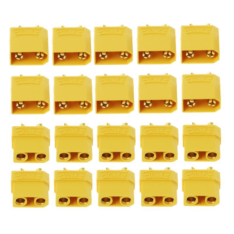 ปลั๊กเชื่อมต่อ Xt90 Male Female Bullet 10 คู่สําหรับแบตเตอรี่ Rc Lipo