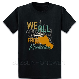 เสื้อยืดวินเทจเสื้อยืดลําลอง แขนสั้น พิมพ์ลายกราฟฟิค Kurdistan แฟชั่นฤดูร้อน สําหรับผู้ชายS-4XL