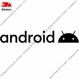 แอนดรอยด์ สติ๊กเกอร์ 3M ลอกออกไม่มีคราบกาว andriod no.2 Removable 3M sticker, สติ๊กเกอร์ติด รถยนต์ มอเตอร์ไซ