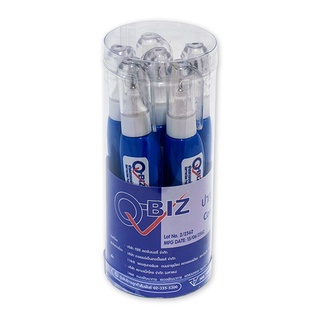 คิวบิซ ปากกาลบคำผิด หัวเหล็ก 9 มล. แพ็ค 6 ด้าม / Q-BIZ Correction Fluid 9 Ml 6Pcs/Pack