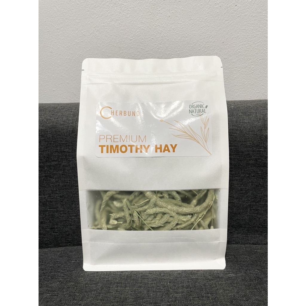 Premium Timothy Hay 100 กรัม คัดเฉพาะดอกหญ้าทิมโมธี Exoticpetshop