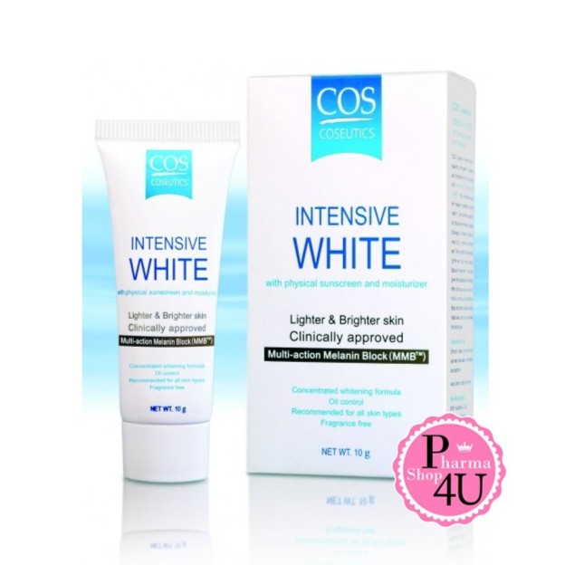 cos coseutics intensive white ซีโอเอส คอสซูติก อินเทนซีฟ ไวท์ 10/30 g.