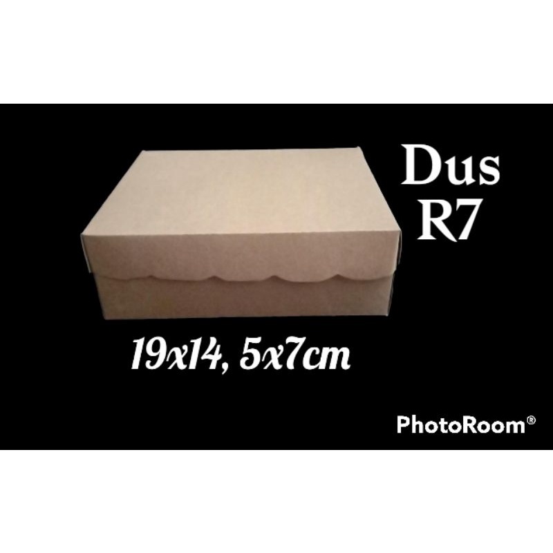 R7 กล่องคราฟท์ 310gsm กล่องเค้กช็อคโกแลต