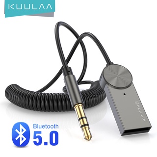 Kuulaa อะแดปเตอร์รับสัญญาณเสียง บลูทูธ 5.0 สําหรับโทรศัพท์มือถือ รถยนต์