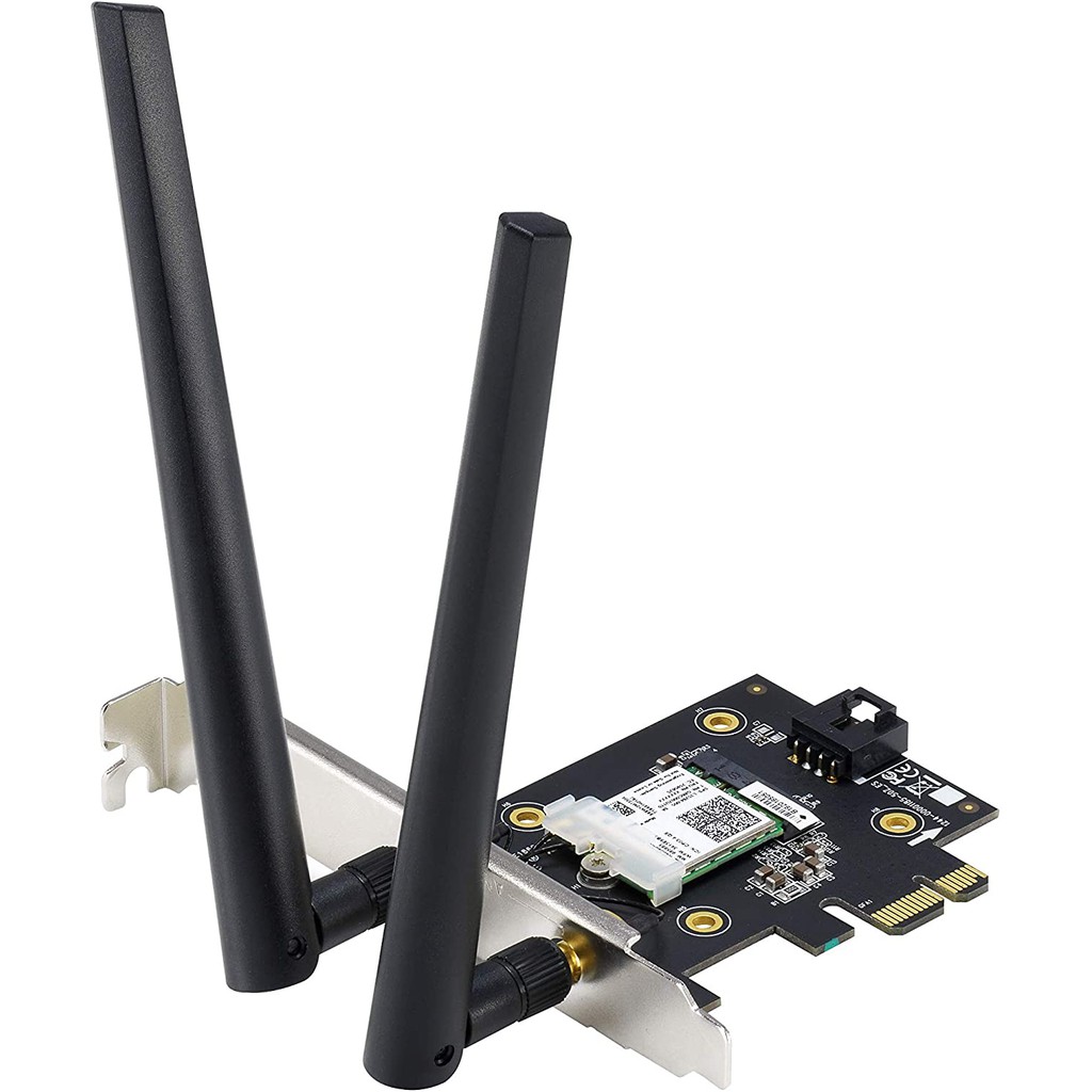 ((ไม่มีกล่อง)) ASUS (PCE-AX3000) WiFi 6 (802.11ax) Adapter with 2 External Antennas ,Bluetooth 5.0