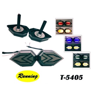 T-5405ไฟเลี้ยวแต่งLED ไฟวิ่ง ราคานี้ได้เป็นคู่ มี3สี(แดง,นำ้เงิน,ขาว)