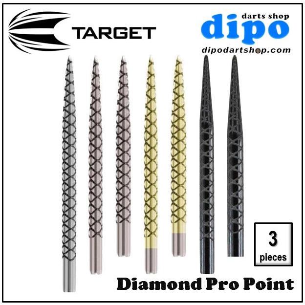TARGET Darts Accessories - Diamond Pro Point ( Steel Tips Point replacement )
