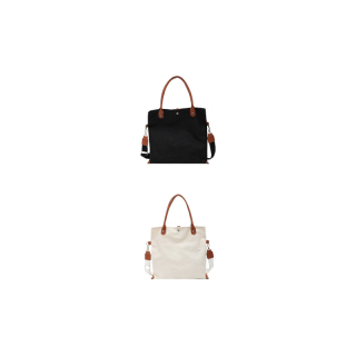 SHOULDER BAG กระเป๋าสะพายข้าง 2in1 ใส่ขนาด A4 ได้ ผ้าฝ้ายคุณภาพสูง