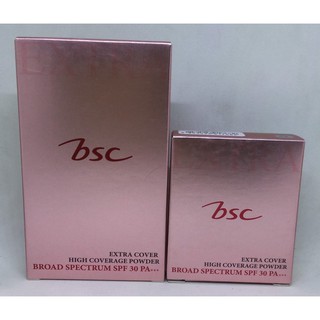 🔥🔥BSC EXTRA COVER HIGH COVERAGE POWDER SPF 30 PA+++ ตลับจริง