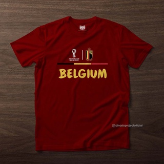 เสื้อยืด พิมพ์ลาย Belgium / Belgium World Cup สําหรับผู้ชาย