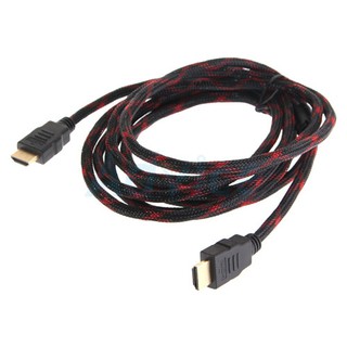 Cable HDMI (V.1.4) M/M (3M) สายถักแดง