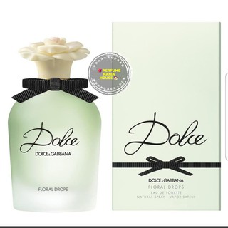 ของแท้!!! Dolce&amp;Gabbana Dolce Floral Drop for Women EDT 75 ml. Tester box ของใหม่ (พร้อมส่งค่ะ)