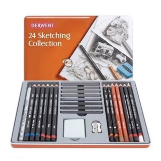 Derwent 24 sketching collection ชุดงาน sketch 24 ชิ้น