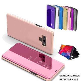 เคสมือถือแบบกระจก ตั้งได้ สำหรับ OPPO A5S A3S Reno Reno 10X F11 Realme C1 2 2pro 3 3pro F9