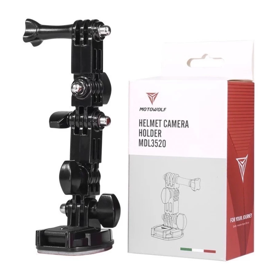 Motowolf MDL 3520 Helmet Camera ที่ยึดกล้อง ขายึดกล้อง Action cam กล้อง Gopro สำหรับติดหมวกกันน็อค ติดได้หลายแบบ thumbnail 9