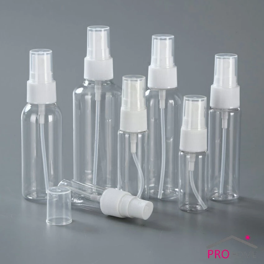 ขวดใส่สเปรย์พกพา ขวดสเปรย์ สีใส ขวดสเปรย์น้ำหอม มี ขนาด 30 50 100 มล Transparent spray bottle