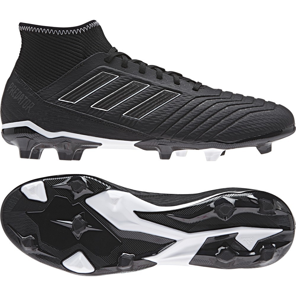 Adidas รองเท้าสตั๊ด รองเท้าฟุตบอล Predator 18.3 FG ของแท้ เบอร์ 42 - 42.5 - 43 (ดำ ขาว)