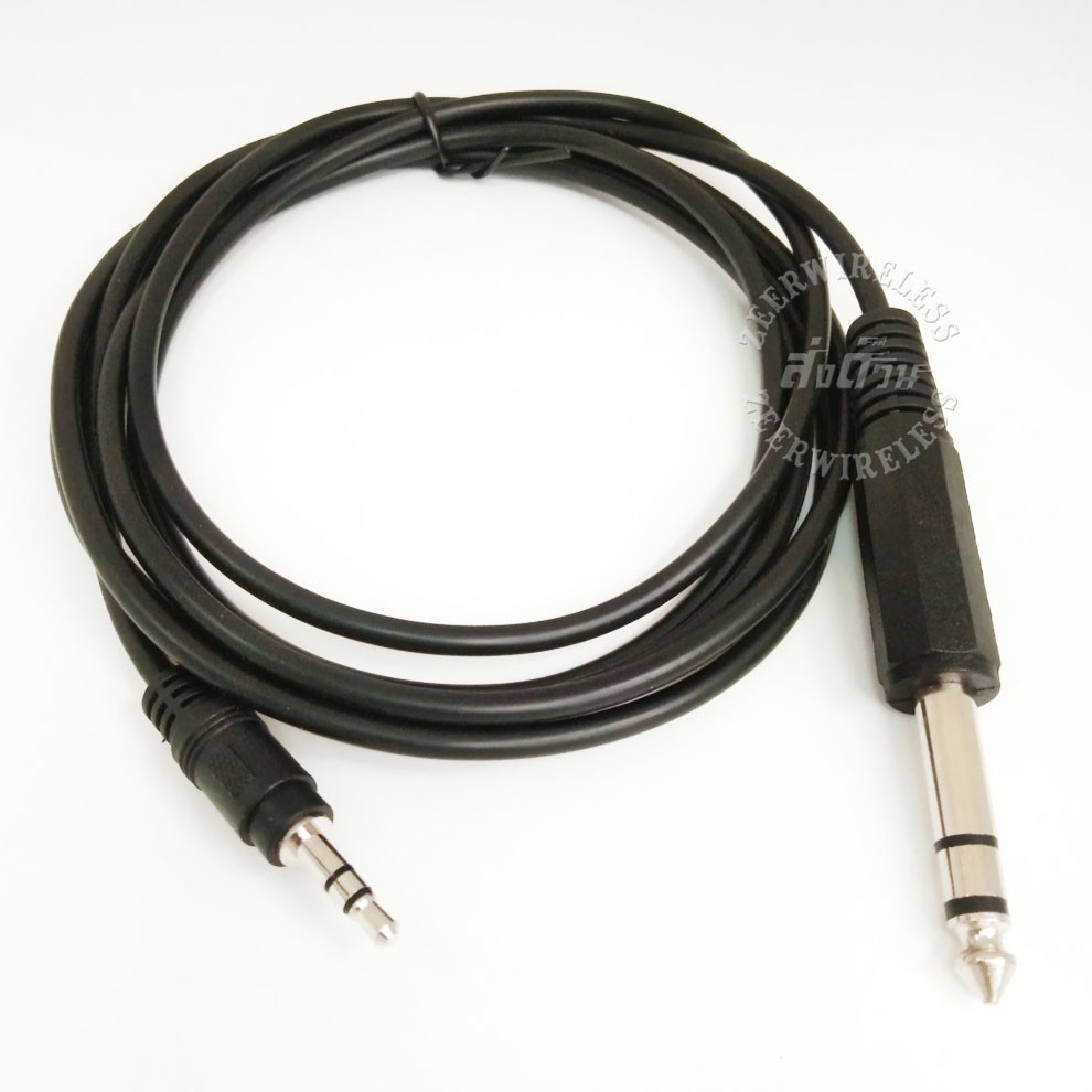 สายสัญญาณ 6.35 มม. to 3.5 มม. Male to Male TRS Stereo Audio 1.8M /3M (ให้เลือก)