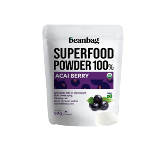 ORGANIC ACAI BERRY POWDER ผงอาซาอิออร์แกนิค BEANBAG SUPERFOOD