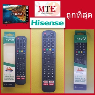 รีโมททีวีไฮเซนส์ Hisense ใช้ได้ทุกรุ่นของไฮเซ้น มีปุ่มคำสั่ง Netflix / Youtube / Media ครอบคลุมทุกรุ่นใช้งานง่าย