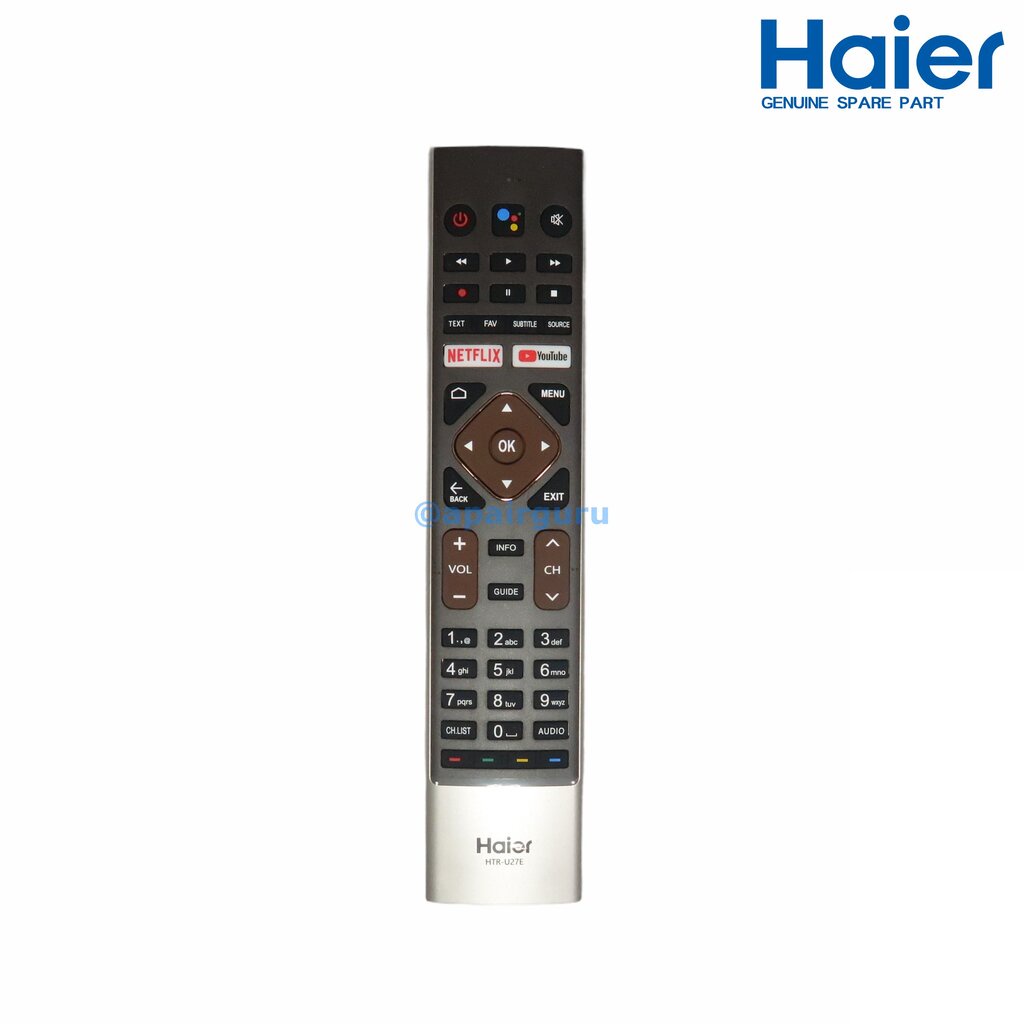 Haier รหัส 0530058514 TV REMOTE CONTROL รีโมททีวี โทรทัศน์ อะไหล่ทีวี ...