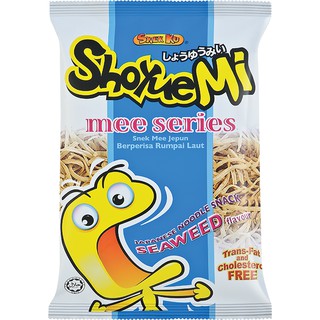 แพ็ค 2 ชิ้น Sho Yue Mi Series Crisp Noodle Seaweed Flav Snack 70g. โชยุมิ ขนมเส้นอบกรอบญี่ปุ่น รส สาหร่าย 70 กรัม