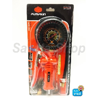 เกจ์เติมลม วัดลม ปล่อยลม 3 ni 1 เกจวัดแรงดัน 170 PSI pumpkin รุ่น PTT-IG170(31527) #0496