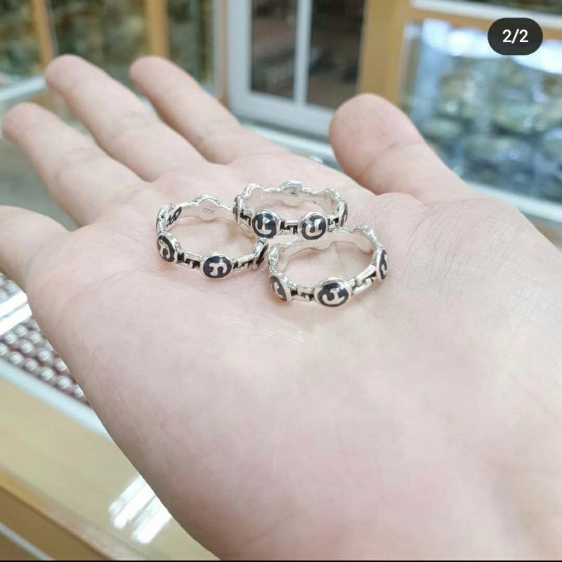 แหวนนะ​โม​ เงินแท้​925 มีครบไซด์ค่ะ