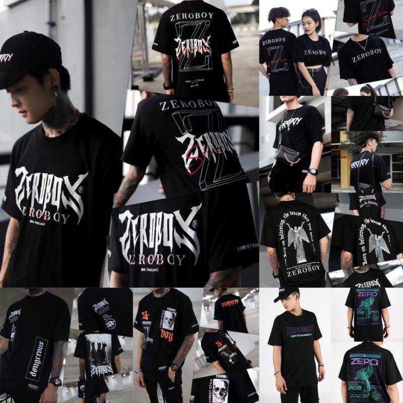 ZEROBOY TEE เสื้อยืดสตรีทใหม่ล่าสุด พร้อมส่ง