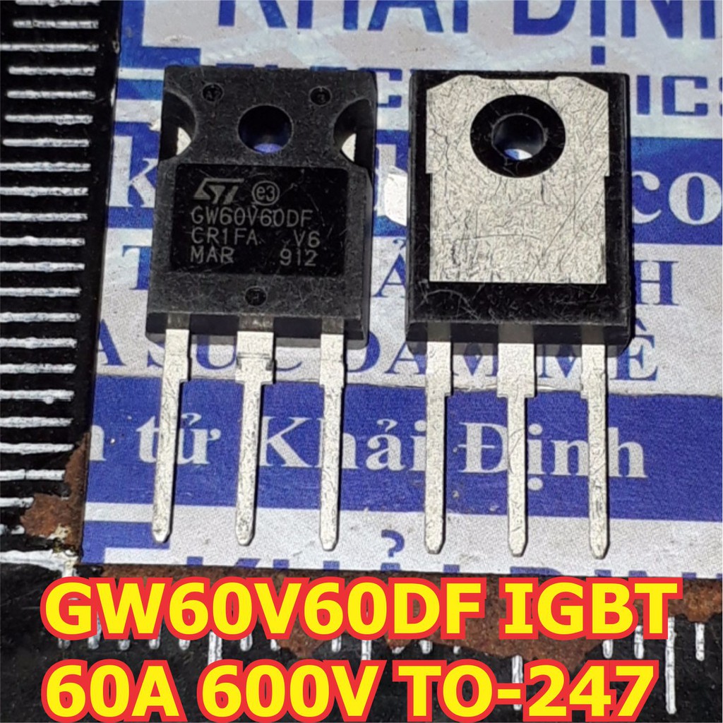STGW60V60DF GW60V60DF 60V60 IGBT ความจุ 60A 600V TO-247 kde6230