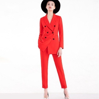 KINGMAN suit for Womens wool สั่งตัดสูท สูทสั่งตัด ตัดสูท สูทแต่งงาน สูทหญิง สูท ร้านตัดสูท