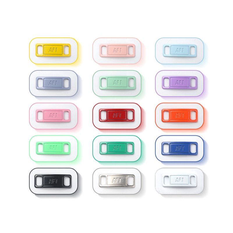 ตัวล็อกลูกไม้ AF1 โลหะ ล็อค TALI AIR JORDAN - จับคู่ สีเงิน สีทอง สีดํา - WARNA WARNI AIR FORCE 1 โล