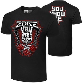 ∏Wwe Edge You Know Me เสื้อยืดคอกลมผ้าฝ้ายคุณภาพดีสําหรับผู้ชาย