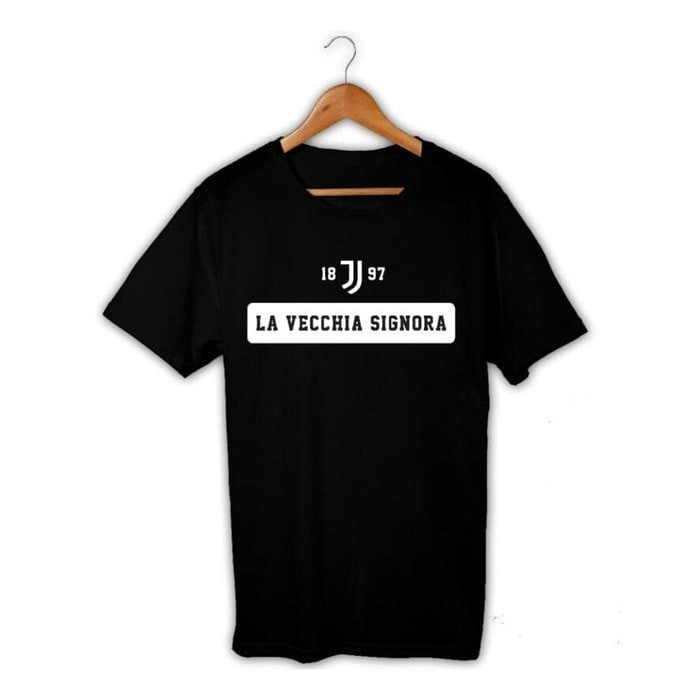 T2468 Kaos Tshirt Combed 30S Distro Juve Juventus 1897 La Vecchia