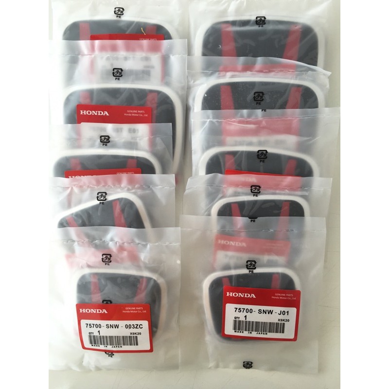 โลโก้ H ดำ-แดง โลโก้ Honda มีหลายขนาดให้เลือก (ราคาต่อชิ้น)