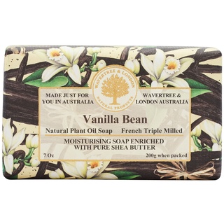 Wavertree &amp; London Luxury Soap - Vanilla Bean สบู่ออร์แกนิค (วิตามินจากเมล็ดวานิลา)  (200g)