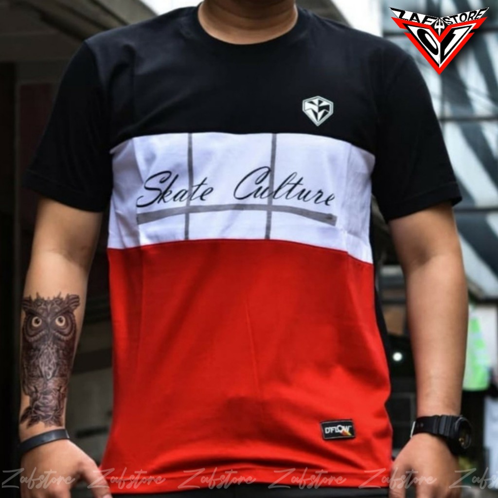 เสื้อยืด DFlow Distro ของแท้ - SKATE CULURE - ฟรีสติ๊กเกอร์