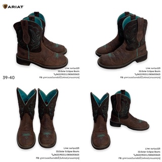 บูทคาวบอย ARIAT Boots/Fatbaby Haritage Dopper Western Boots หนังเเท้