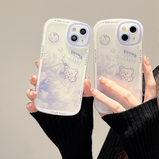 เคสโทรศัพท์ซิลิโคน TPU แบบนิ่ม ลายหมีน่ารัก สําหรับ Huawei NOVA 5T 7i 4E 4 7 se 7SE 8 9 9SE P30 PRO P40 lite Y7 PRO Y9 Prime 2019 Y9S Y8P MATE 30 40